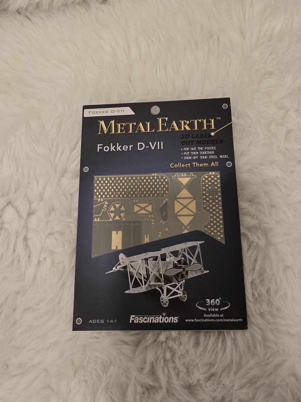 Metal Earth 3D Laser Cut Models Kit Bundle - Silver Aircraft & Shuttle - Picture 2 of 8